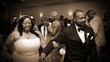 Nicole Yvette Signature Events - April and Alzee Wedding Aisle B-W 17